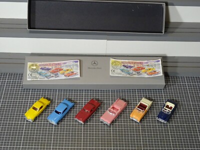 Amerikanische Automobile 6 Stück mit Zertifikaten  Ferrero 1996