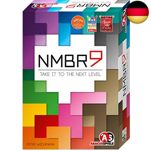 Abacusspiele 04171 - Nmbr 9, Familienspiel, Legespiel, Lernspiel, 8