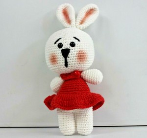 organic stuffed bunny