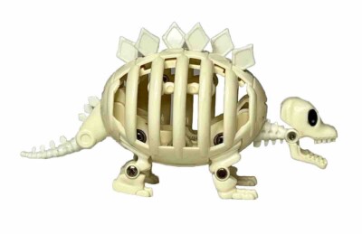 BANDAI WERTVOLLE SPIELE EGG MONSTERS ZEIGEN STEGOSAURUS SKELETON 1987