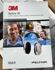 NEW 3M Peltor H6A/V Optime 95 Beige Over-The-Head Earmuffs Noise Reduction
