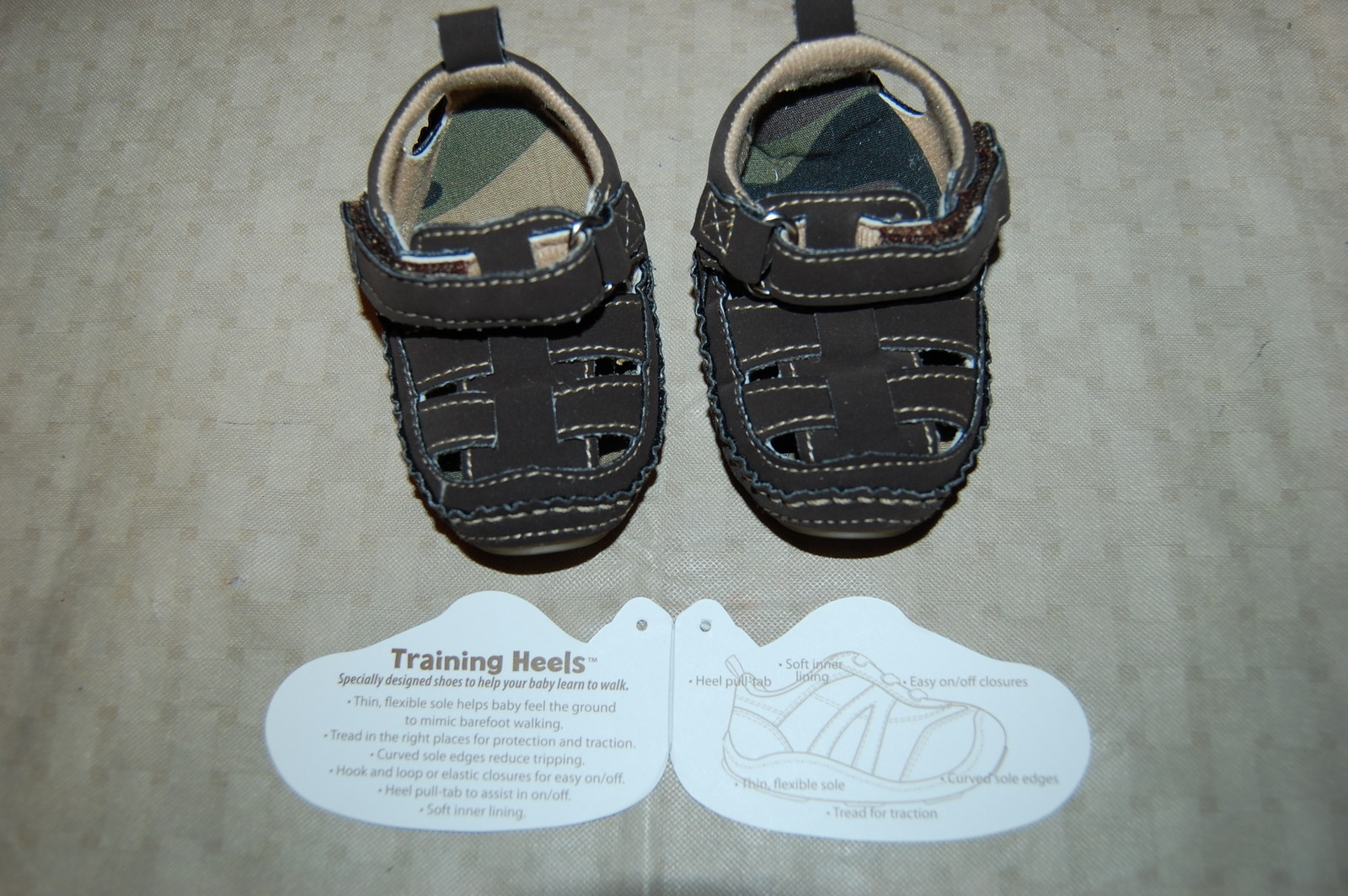 3-6 Mo Soft Flexible Sole Strappy Sandals 1