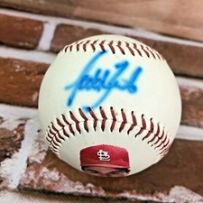Todd Zeile 1990 Autographed Ball Cardinals Aug 20th 1989 1st HR in 3rd