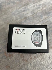 POLAR Rs300x G1 BLACK HEART RATE MONITOR SPORT RUN FITNESS NEW 90036625 OPEN BOX