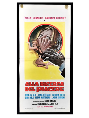 ALLA RICERCA DEL PIACERE locandina poster Bouchet Farley Granger Erotico I33