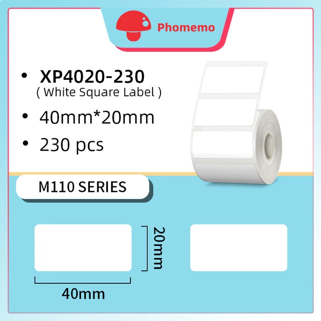 Bluetooth Label Maker M108 for Small Business Shipping Address Stickers