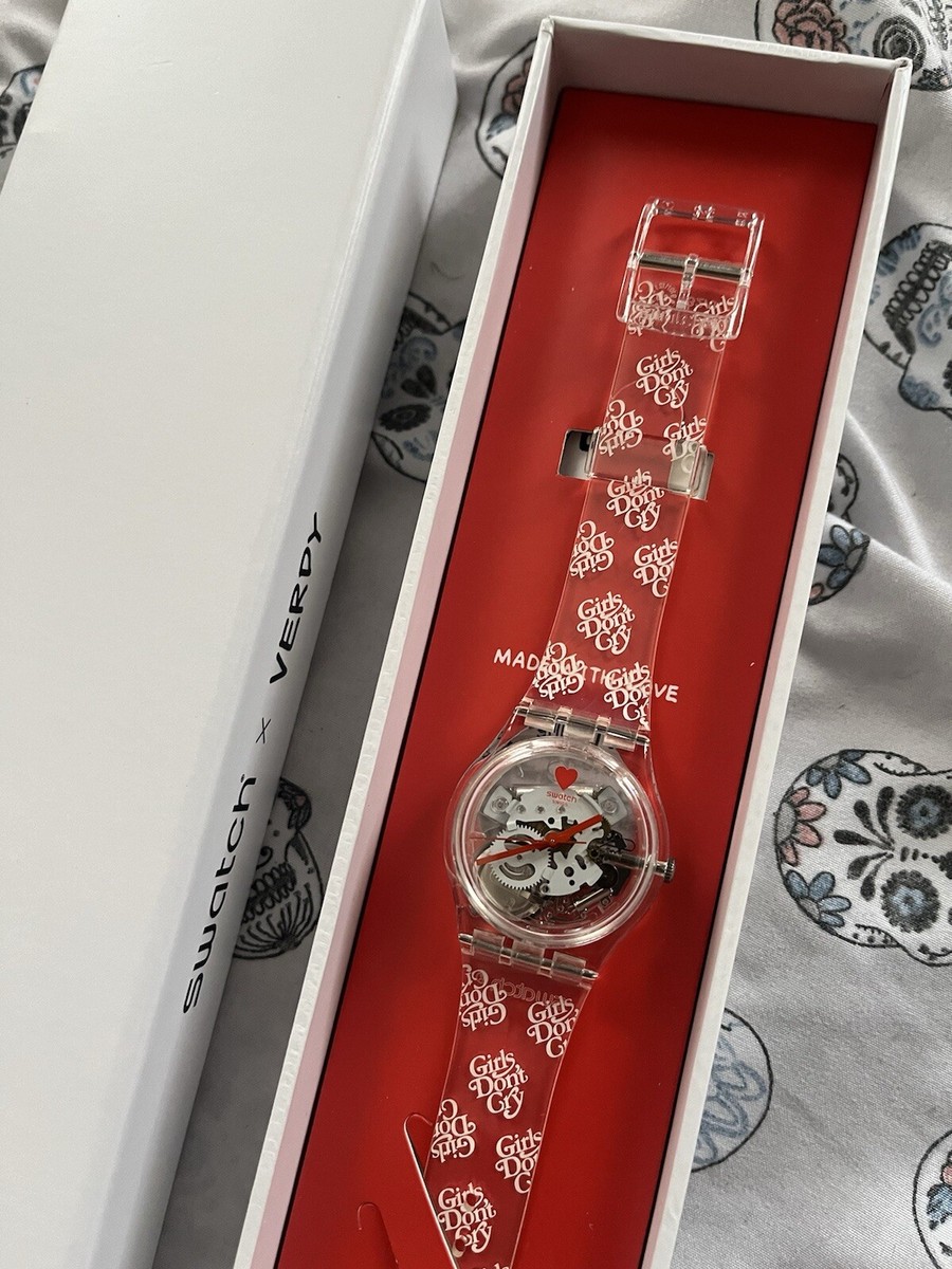New Swatch Japan Girls Dont Cry By Verdy Collab Watch Wrist New Swatch Japan Girls Dont Cry By Verdy Collab Watch Wrist