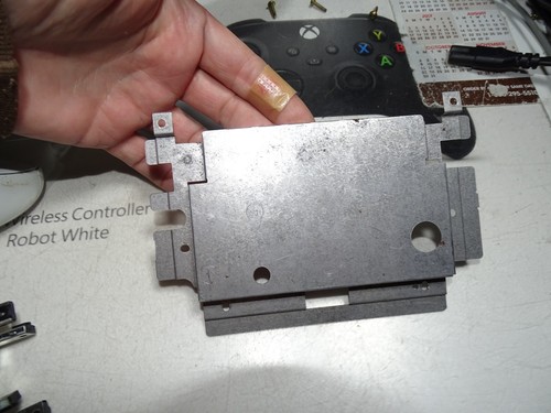 Nintendo SNES SNS-001 ^^Caja de sonido^^ Placa madre placa base frontal de metal SOLAMENTE - Está bien - Imagen 2 de 9
