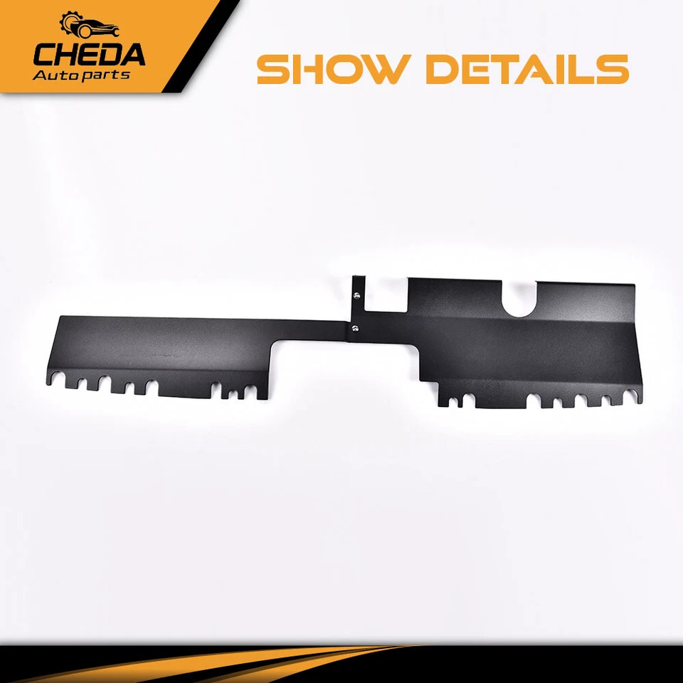 Nuevo kit de placa de enfriamiento de cubierta de radiador apto para Subaru WRX y STi 2015-2018 negro  Foto 2 de 4