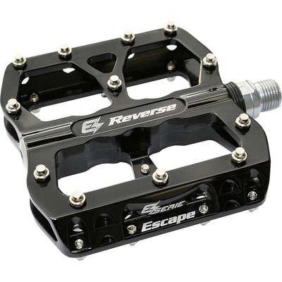 Pedale e-escape Reverse per eBike, corpo rinforzato nero, robusto e performante 