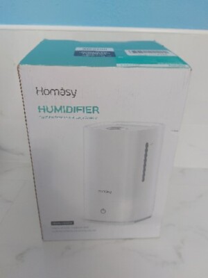 Homasy Humidifier 4.5L Ultrasonic Cool Mist White HM421A Open Box