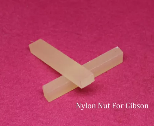 Set of 2 Nylon Nut Blanks for Vintage Gibson Guitars