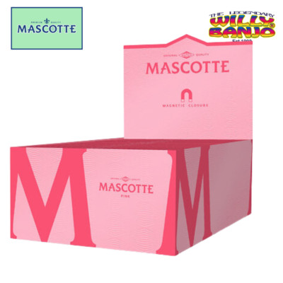 Mascotte Pink King Size Slim Blättchen - 100% Hanf Magnetverschluss hübsch