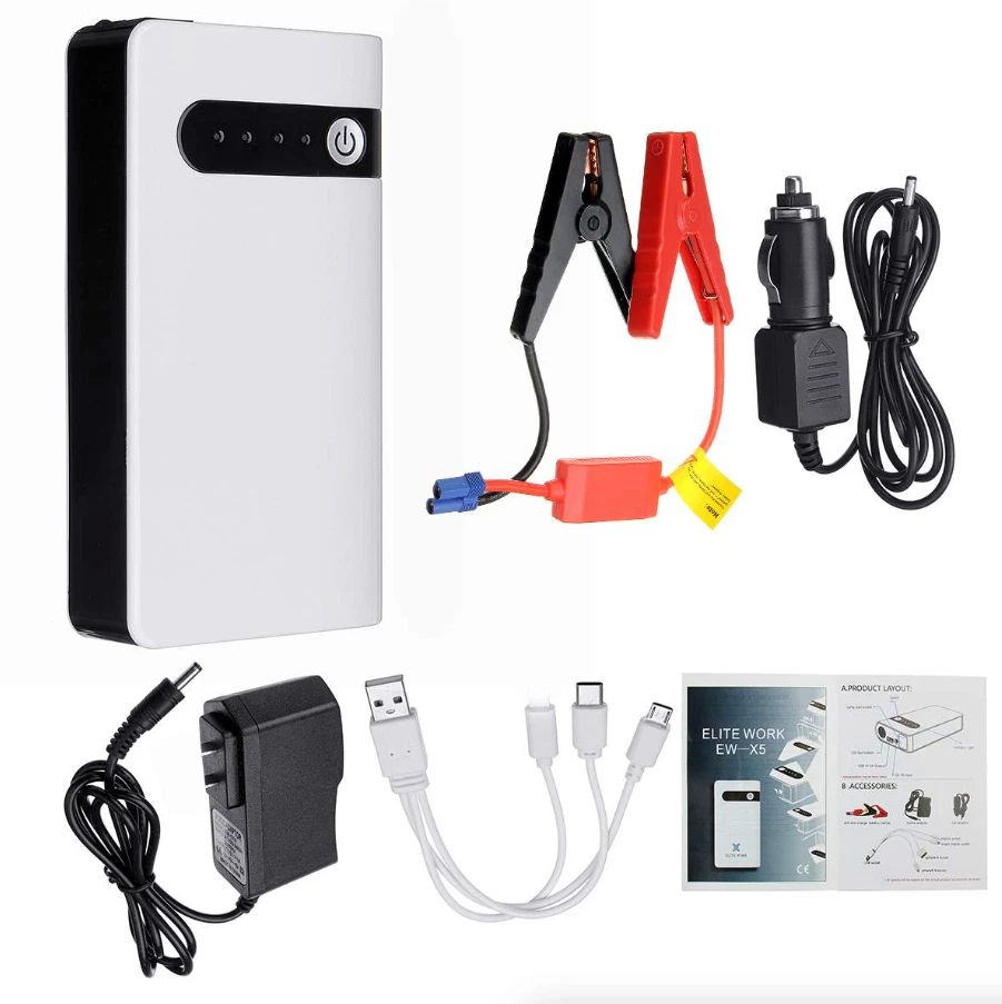 20000mAh Car Jump Starter Booster Jumper Box Power Bank Battery Charger Portable - Image 3 of 4