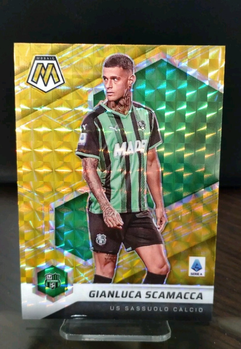 その他 PANINI MOSAIC SCAMACCA RC 2021-22 Panini Mosaic Serie A - Gold Mosaic #107 Gianluca