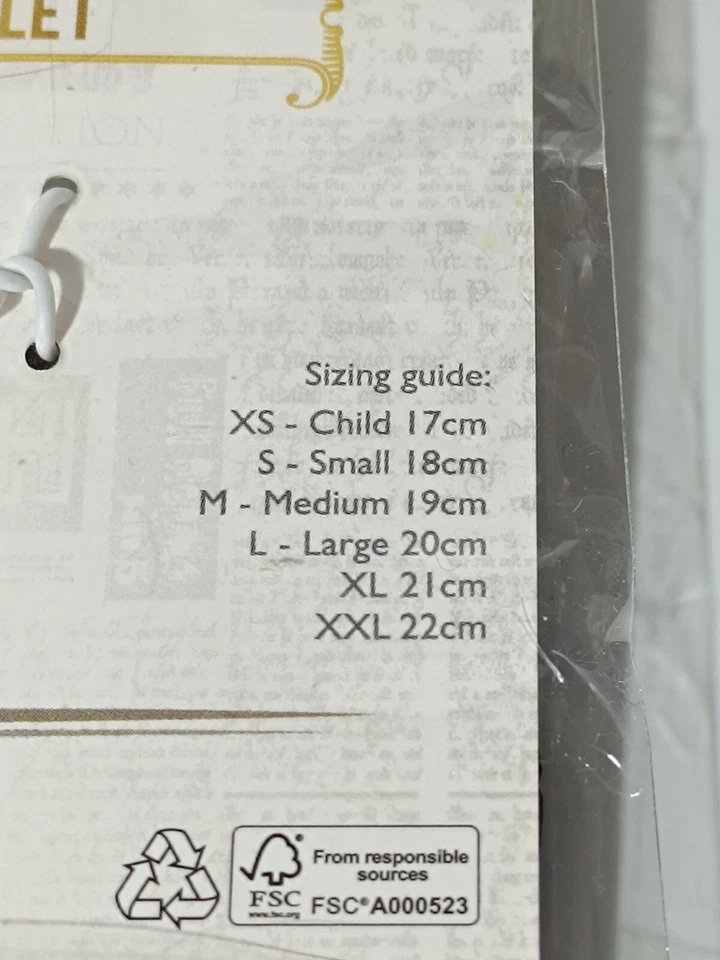 Harry Potter Schwarzes Lederarmband S 18cm - The Carat Shop - Bild 4 von 4