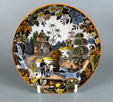 Pearlware c1810 Salopian Ware Saucer Antique English Pottery