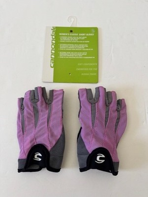 Cannondale Women's Classic Short Cycling Gloves Pink Size S Road Bike
