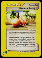 MEMORY BERRY 128 UNCOMMON AQUAPOLIS POKEMON LP on eBay