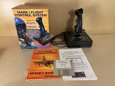 Thrustmaster Mark 1 Flight Control System / Mac   Box, Disc - Great Condition