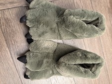 Pantofole dinosauro bambino taglia 4/5 suola antiscivolo
