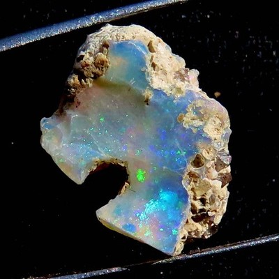 12,1 Cts Natürlich Ophal Roh aus Äthiopien Ungeschliffen 14x20x10 mm YU225