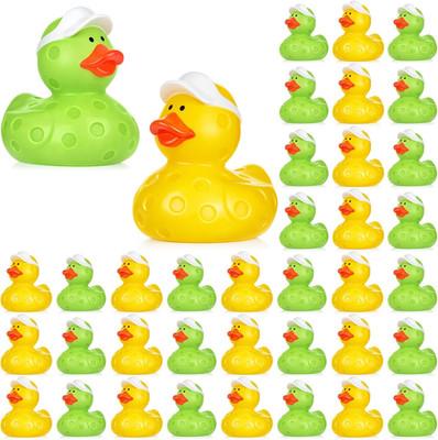 50 Pcs Dink Ball Rubber Ducks 2 Inch Bulk Sport Party Favors for Team Events Dec