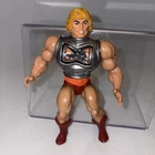 Vintage 1983 MOTU Battle Damage He-Man Action Figure Only VG+ Taiwan Original