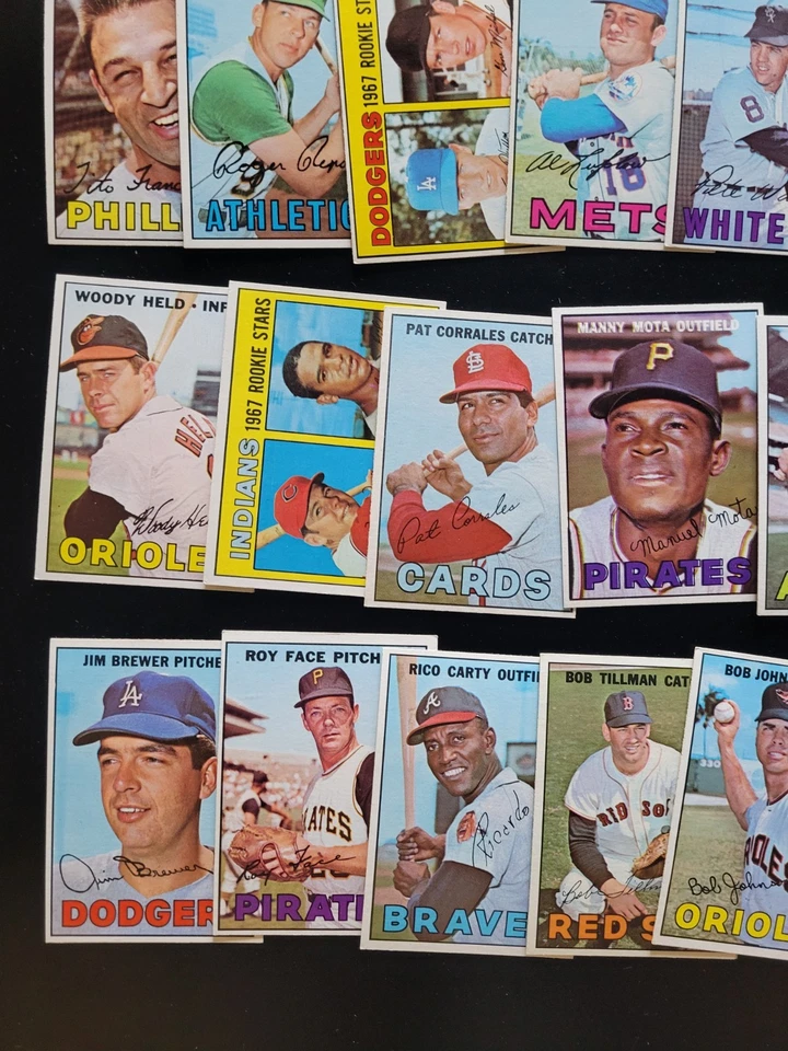 1967 Topps Baseball Cards - 38 Different EX to EXMT - Roy Face | Manny Mota - Image 4 of 4
