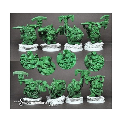 Scibor Sci-Fi Dwarves Mini SF Dwarves Wild Chieftains Set Pack New