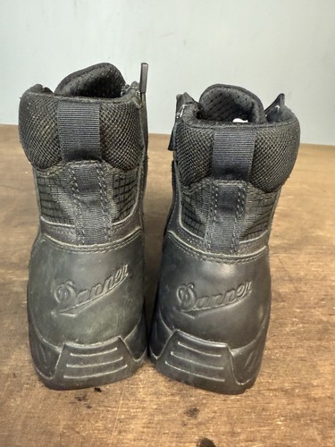 DANNER KINETIC SIDE ZIP 6" BLACK LEATHER GORE-TEX BOOTS MENS SIZE 9 D - Picture 2 of 10