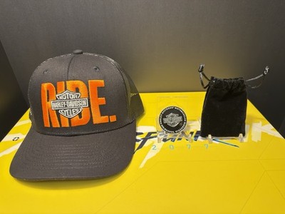 Harley-Davidson-TEST RIDE DAYS EVENT- HAT + COIN w POUCH- Limited Edition PROMO