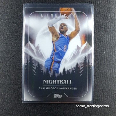Topps shai gilgeous-alexander Moon Beam Nightball 2023/24 NBA Midnight