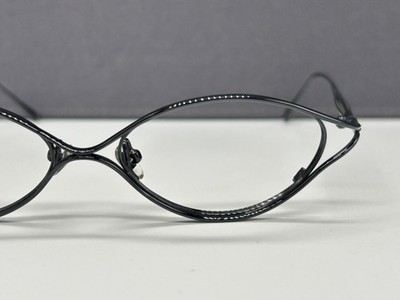 Kata Eyeglasses Frames Woman Grey Gun Oval Round Vitra Japan Metal NP:499 