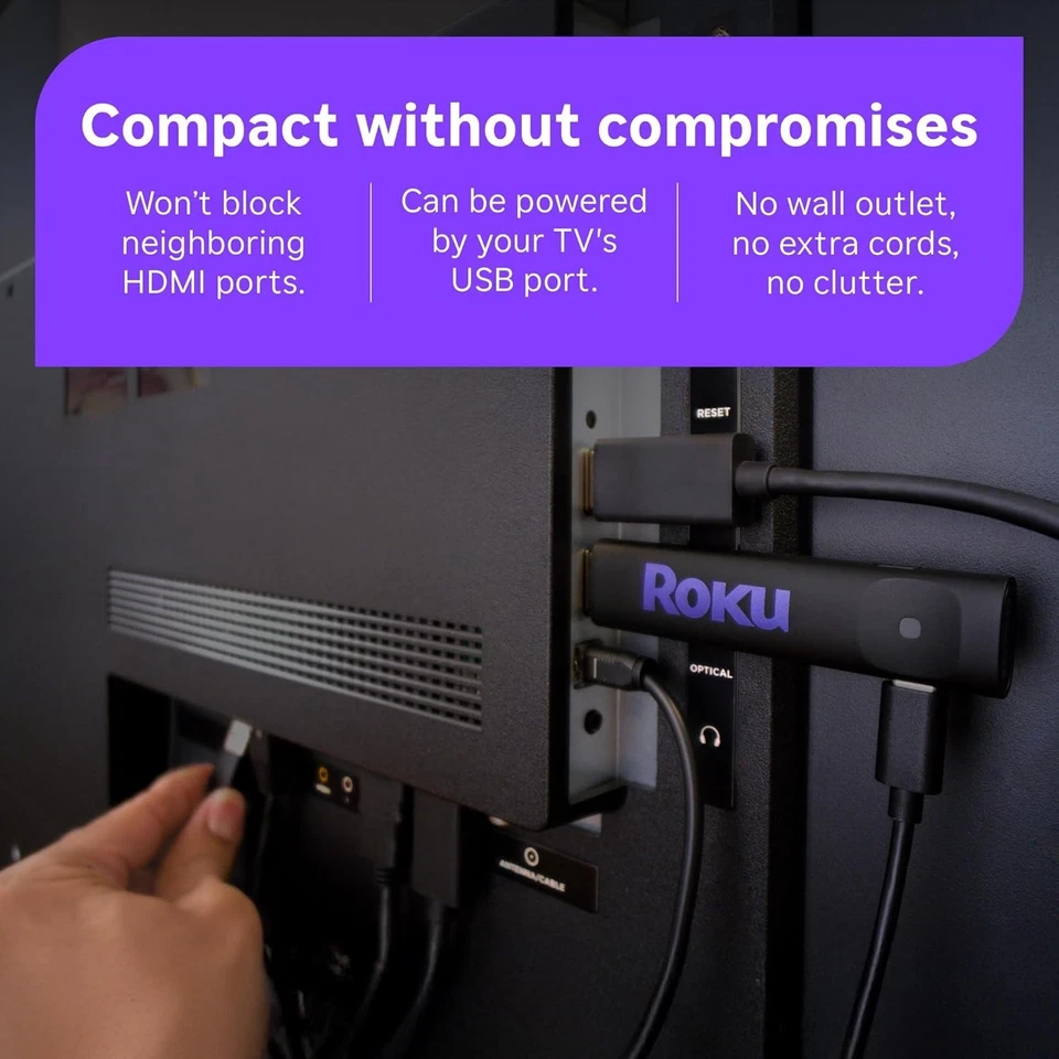 Roku Streaming Stick HD 2025 — HD Streaming Device for TV with Roku Voice Remote - Image 4 of 4