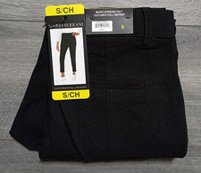 Mario Serrani Textured Pull On Pant Adult Womens Small Black