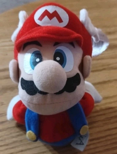 Vtg 1997 BD&A Nintendo Super Mario 64 Mario Bean Bag Plush Doll w/Tush Tag