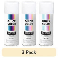 White Gloss All Purpose Spray Paint, 10 oz (3 pack)