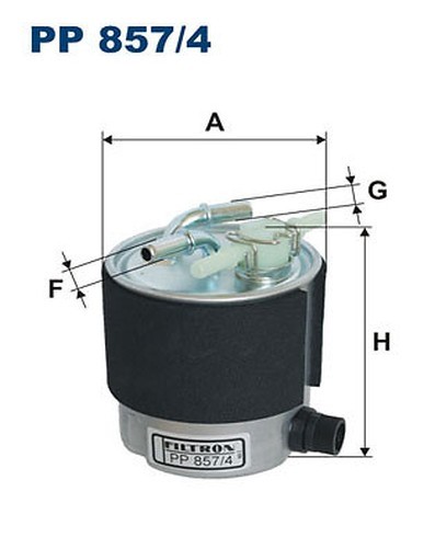 Filtron PP 857/4 Kraftstofffilter FüR Nissan-image