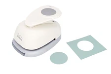 Bira Craft 1 1/4" Circle Lever Action Punch for Paper off-white 