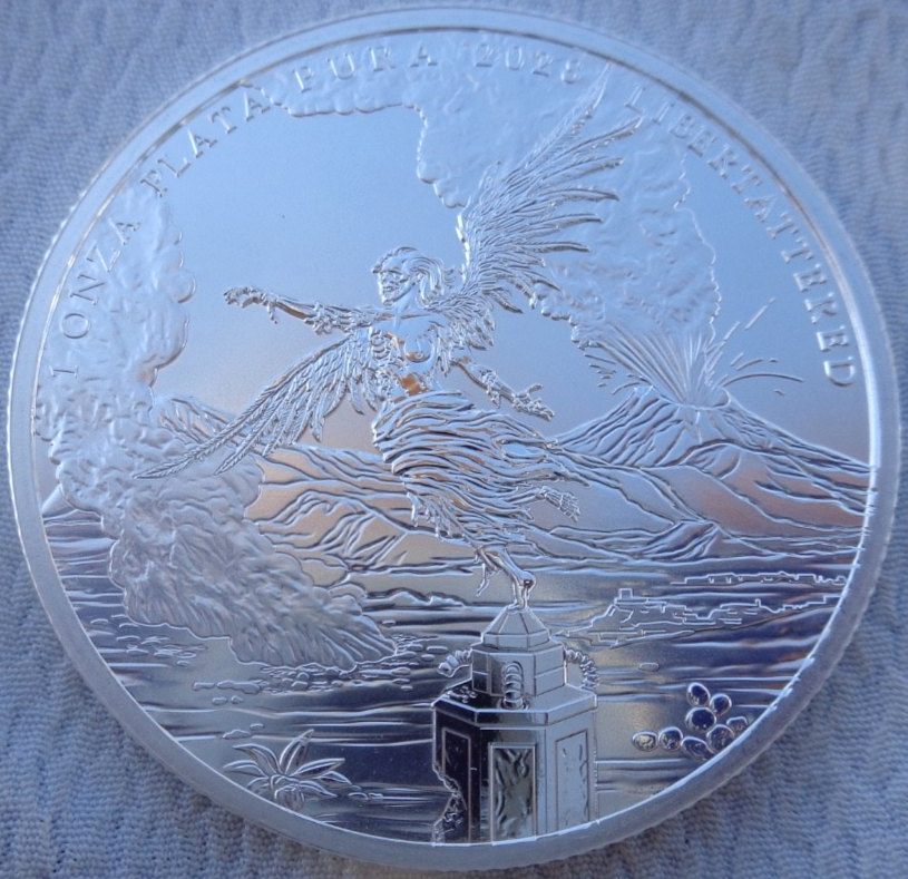 1 oz. 2028 LIBERTATTERED #8 Zombucks World Series rounds .999 fine