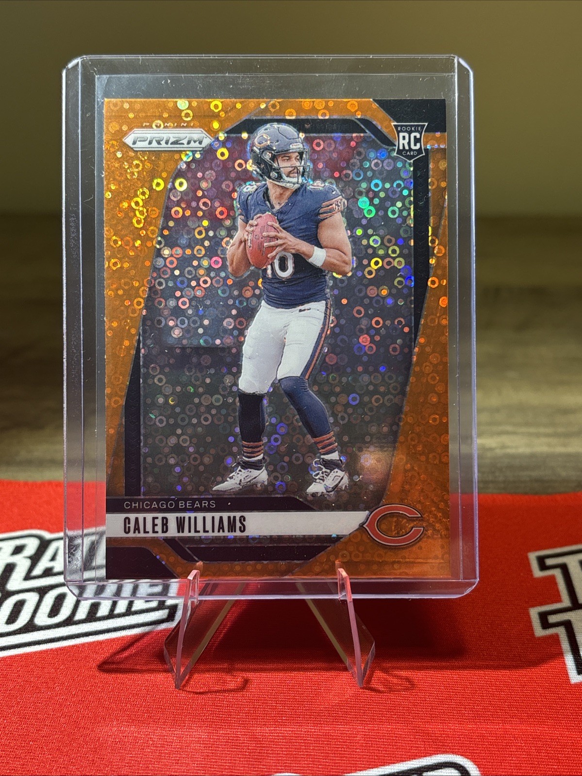 2024 Panini Prizm #301 Caleb Williams Orange Disco Prizm RC Rookie 🔥