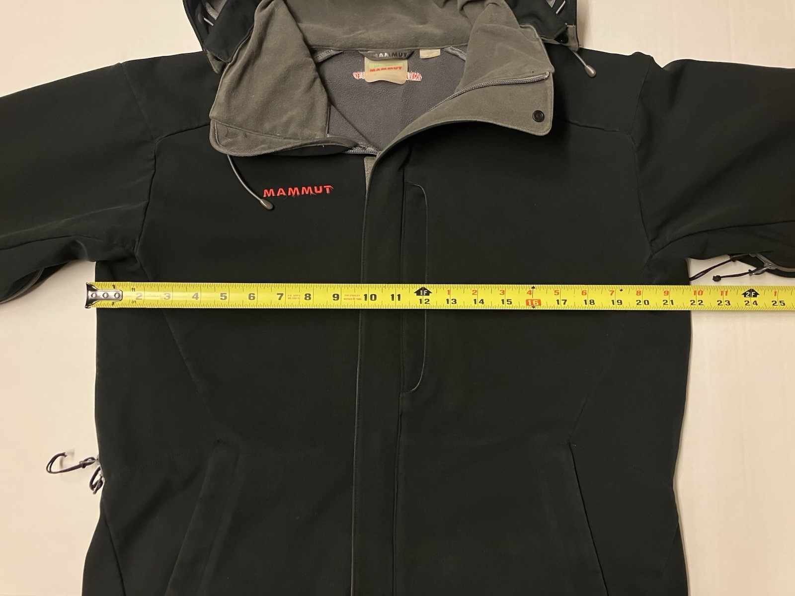 Mammut Softech Softshell Black Jacket Mens Size M… - image 3