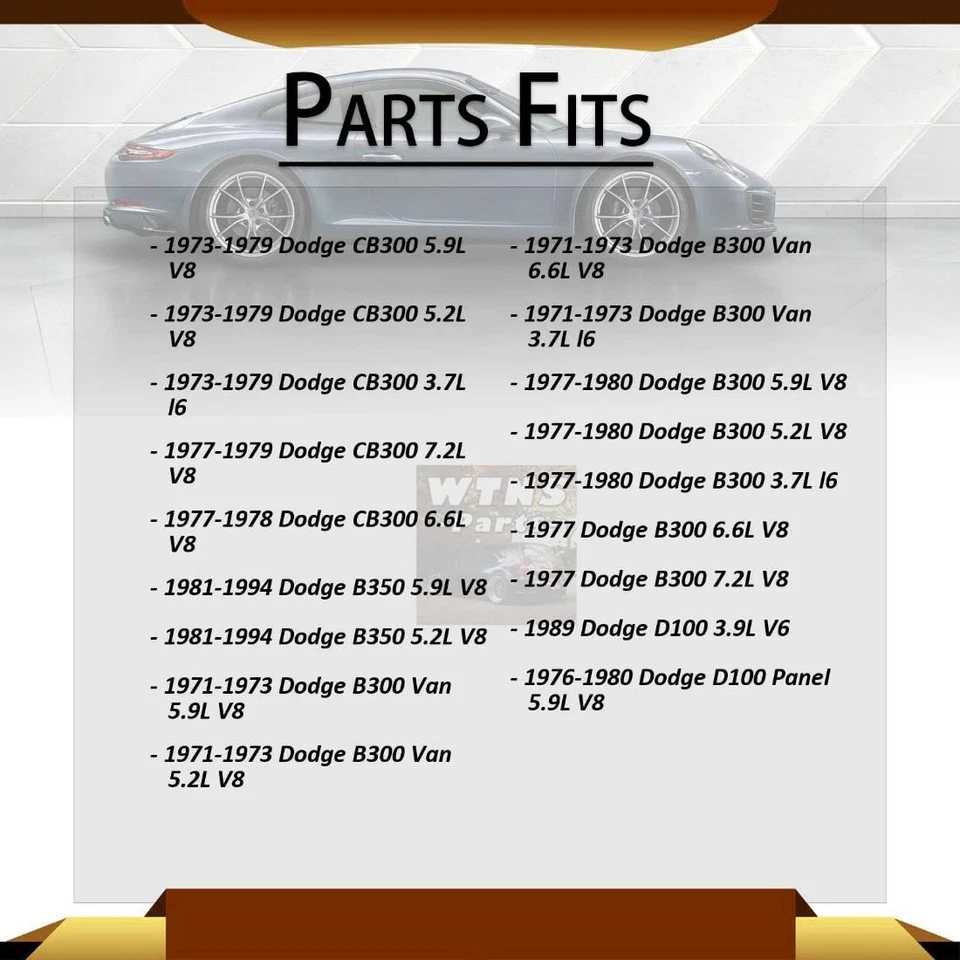 适用于 1964 1966 年道奇 A100 卡车 GMB 后轴所有接头通用接头 — 第 4/4 张图片