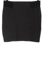 AMISU Bleistiftrock Damen Rock Gr. DE 42 hellgrau-schwarz Casual-Look