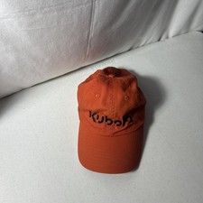 Kubota Adjustable Strap Orange Hat