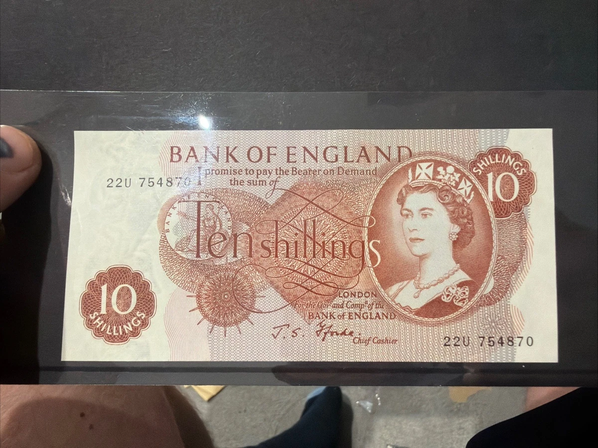 UK Paper Money 10 Shilling Note for sale | eBay