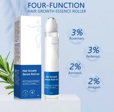 Rouleau Serum Anti-Chute Et  Croissance Des Cheveux Extrait De Plantes, Romarin