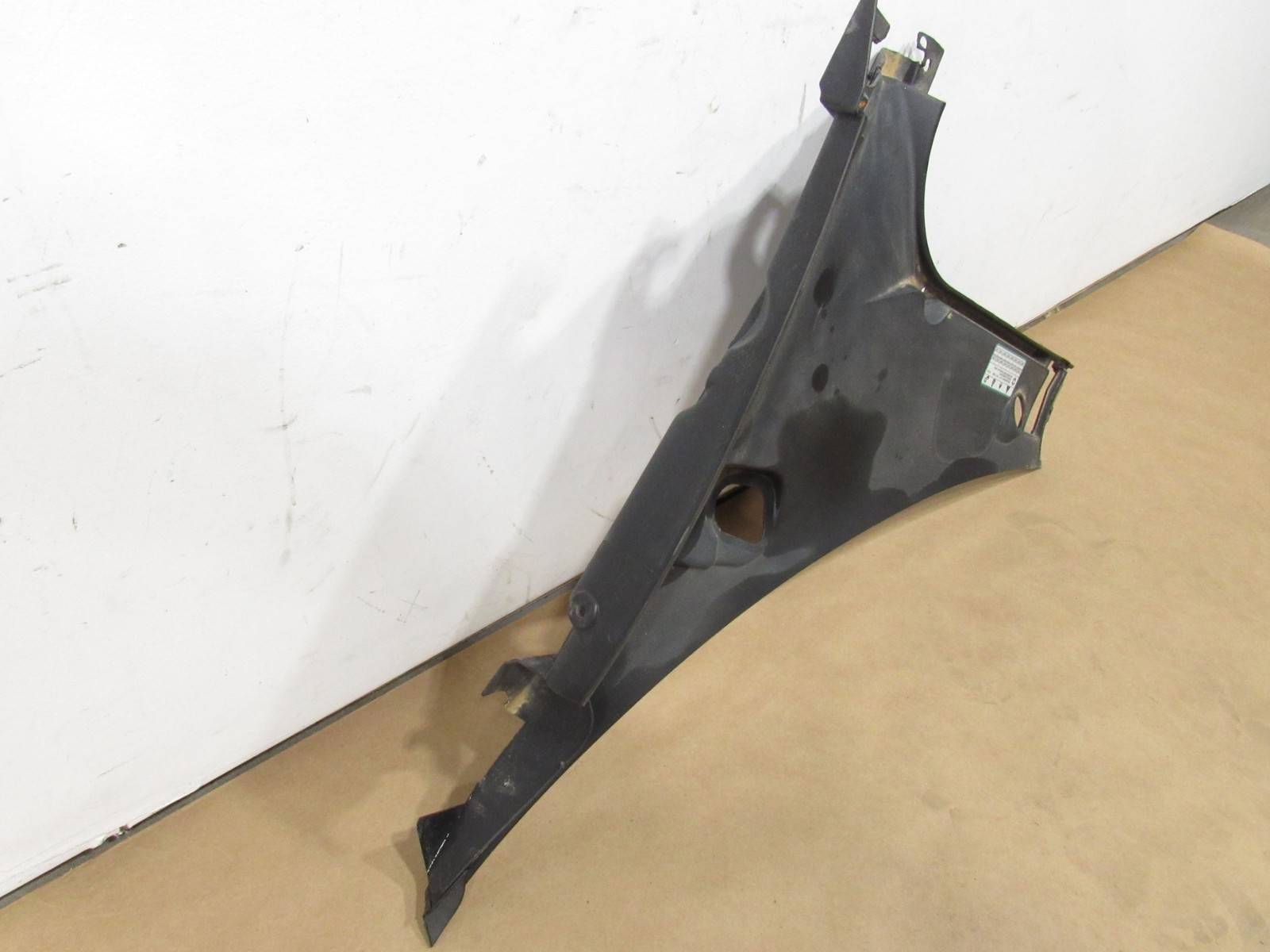 15-19 Ferrari 488 Spider 2017 Left Under Windshield Cowl Cover Trim Panel ;@2