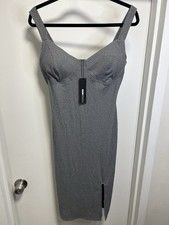 Fashion Nova Gray Dress NWT